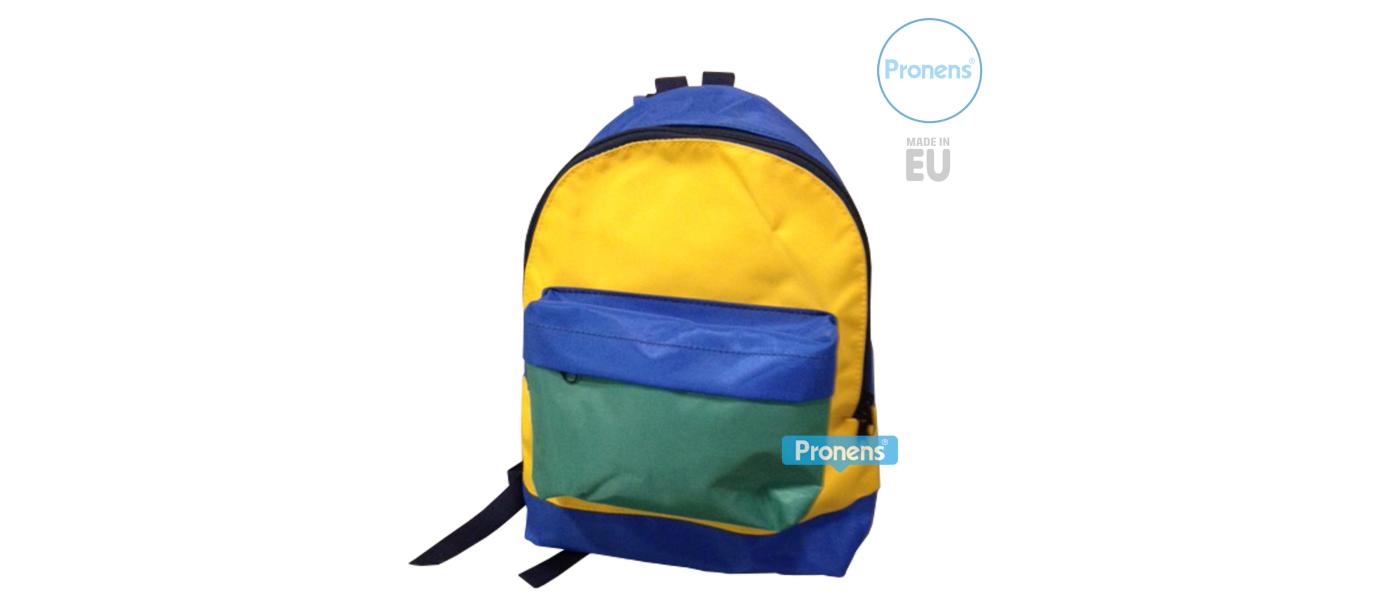 Fabricant de motxilla escolar personalitzada model Iris de Pronens - granat