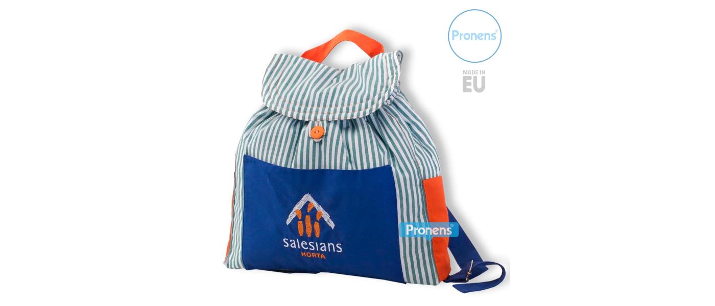 Fabricante mochila escolar de tela acolchada para colegios y guarderías colegios salesianos