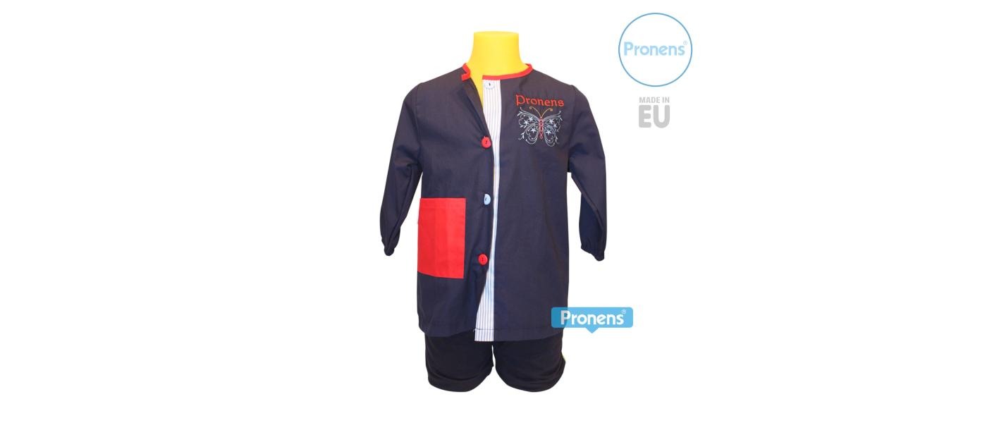 Fabricant de blouses tablier scolaires garderie personnalisée en popeline 005