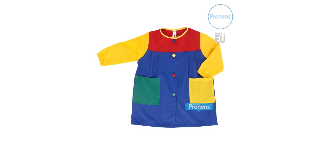 Fabricant de blouses bavoirs scolaires de crèche personnalisées en popeline 006