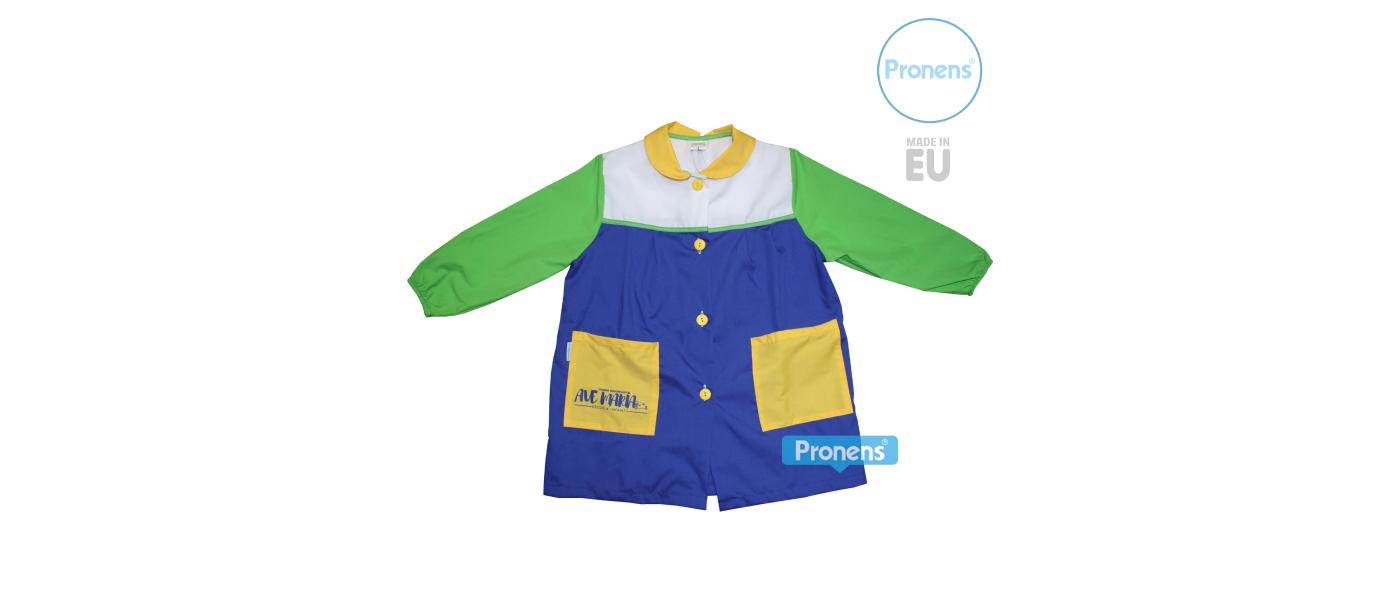 Fabricant de blouses tabliers scolaires de maternelle personnalisées en popeline 002