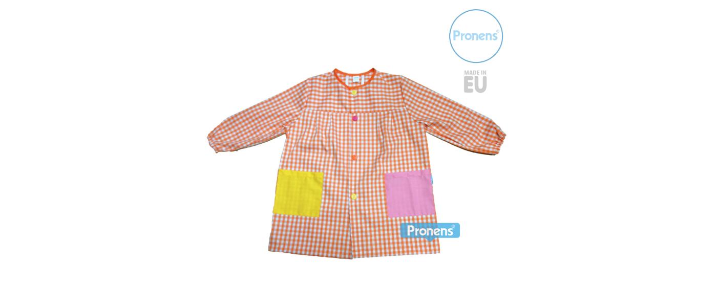 Fabricante batas babis escolares guardería personalizadas con botones 026