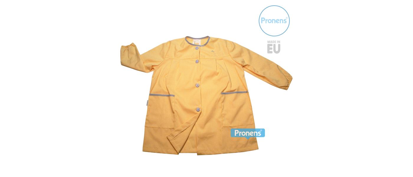 Fabricante batas babis escolares guardería personalizadas con botones 006