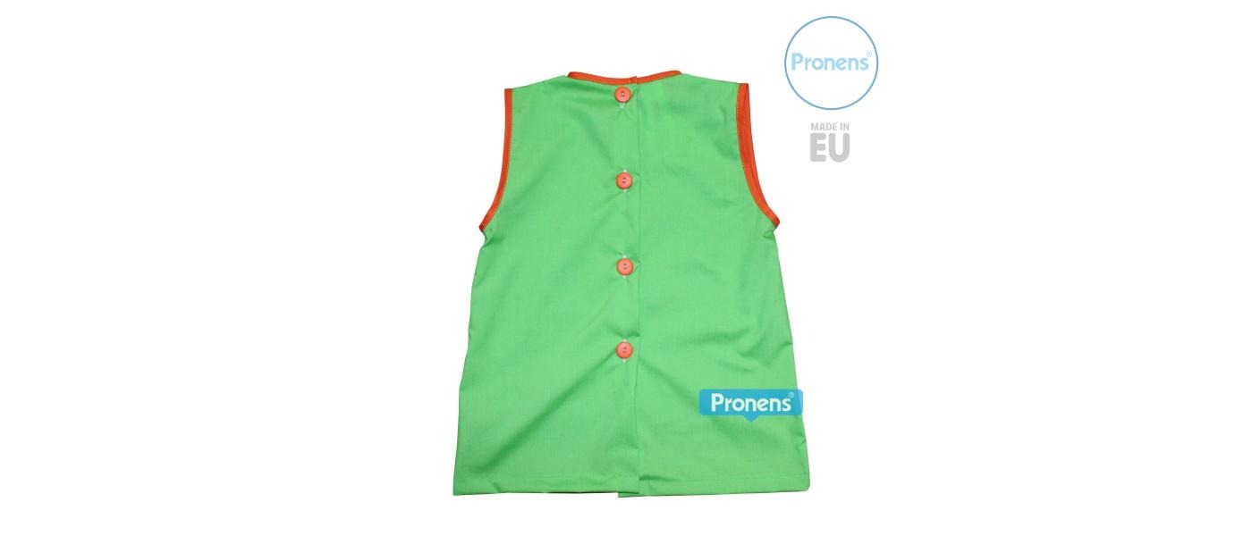 Fabricant de blouses tabliers scolaires pour crèche sans manches personnalisées 003