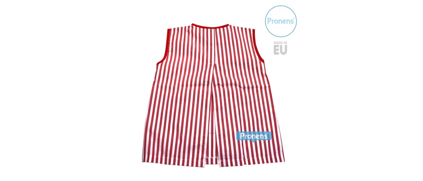 Fabricant de blouses scolaires garderie sans manches personnalisées - logo multicolore