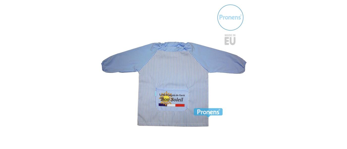 Fabricant blouses tabliers scolaires crèche élastique manches popeline 003