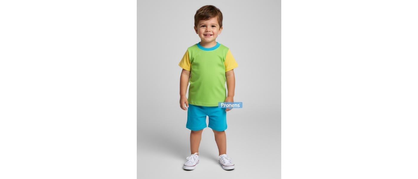 Fabricante de uniformes guardería personalizados para escuelas infantiles - color pistacho y amarillo