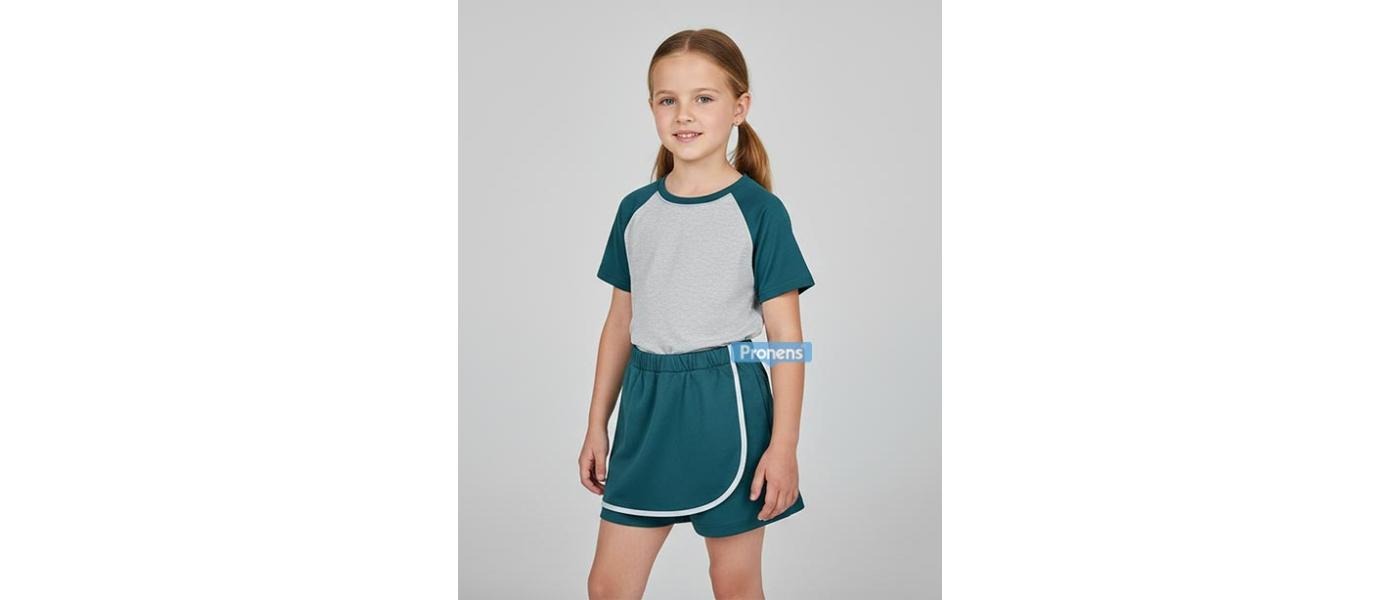 Fabricante de faldas con pantalón personalizadas para deporte uniforme escolar