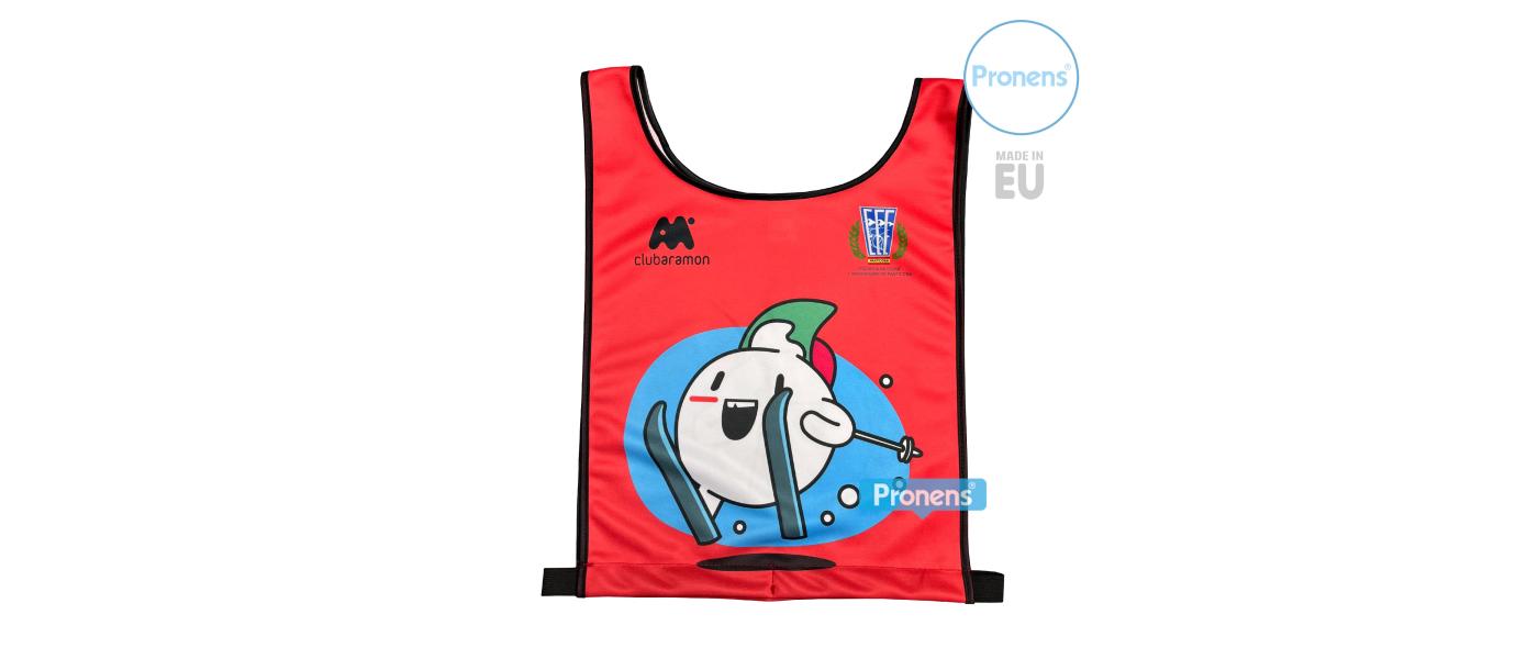 fabricante petos dorsal de esquí  personalizados para Club Aramon