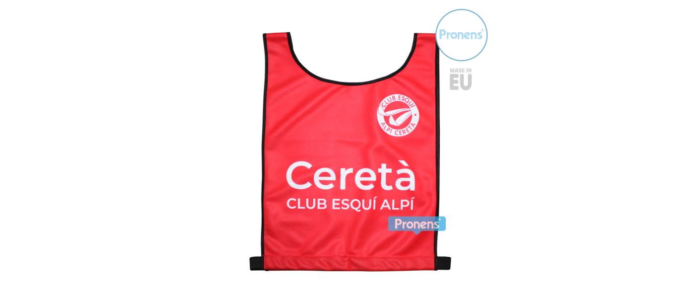 Peto dorsal de esquí personalizado para club de esquí Ceretà