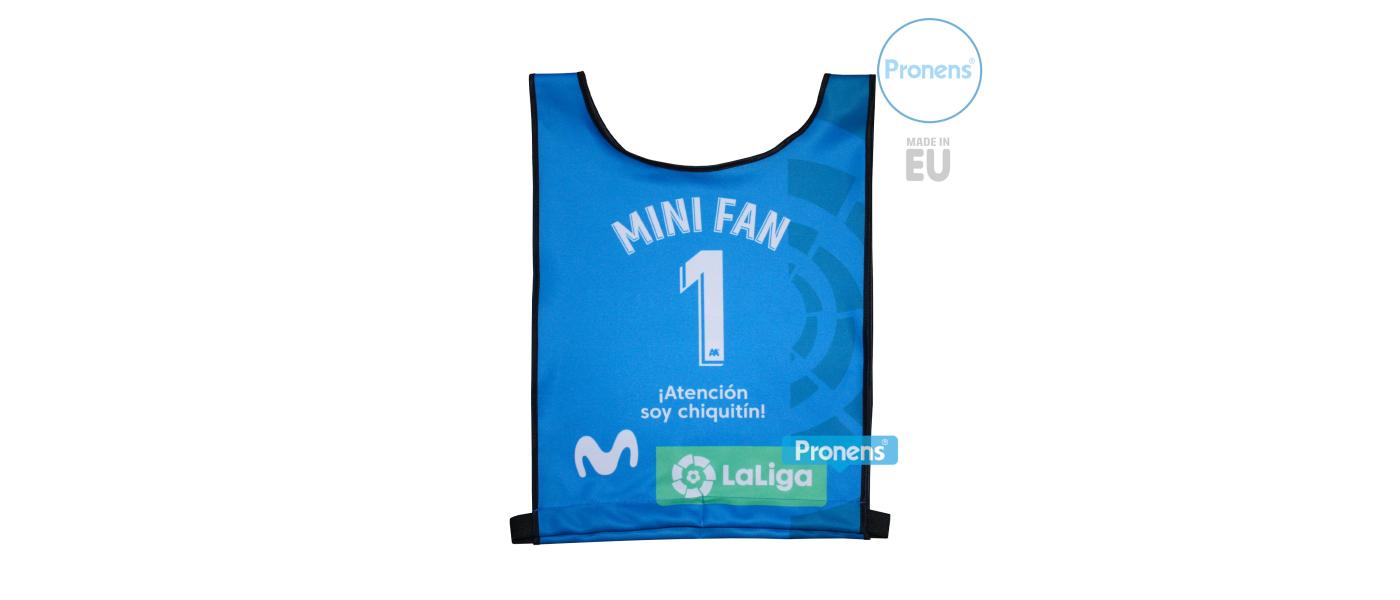 Fabricante peto chaleco de esquí Movistar La Liga - Petos esquí personalizados Pronens - reverso