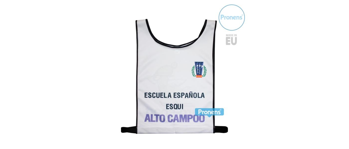 Petos dorsal esquí infantiles para estación de esquí Alto Campo - Petos esquí Pronens 