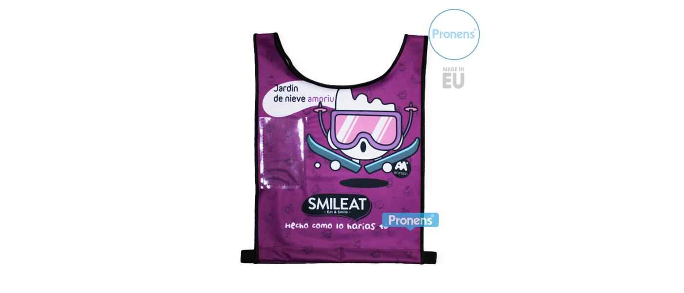 Dorsal de esquí personalizado para marca Smileat baby Aramon - Dorsales esquí Pronens