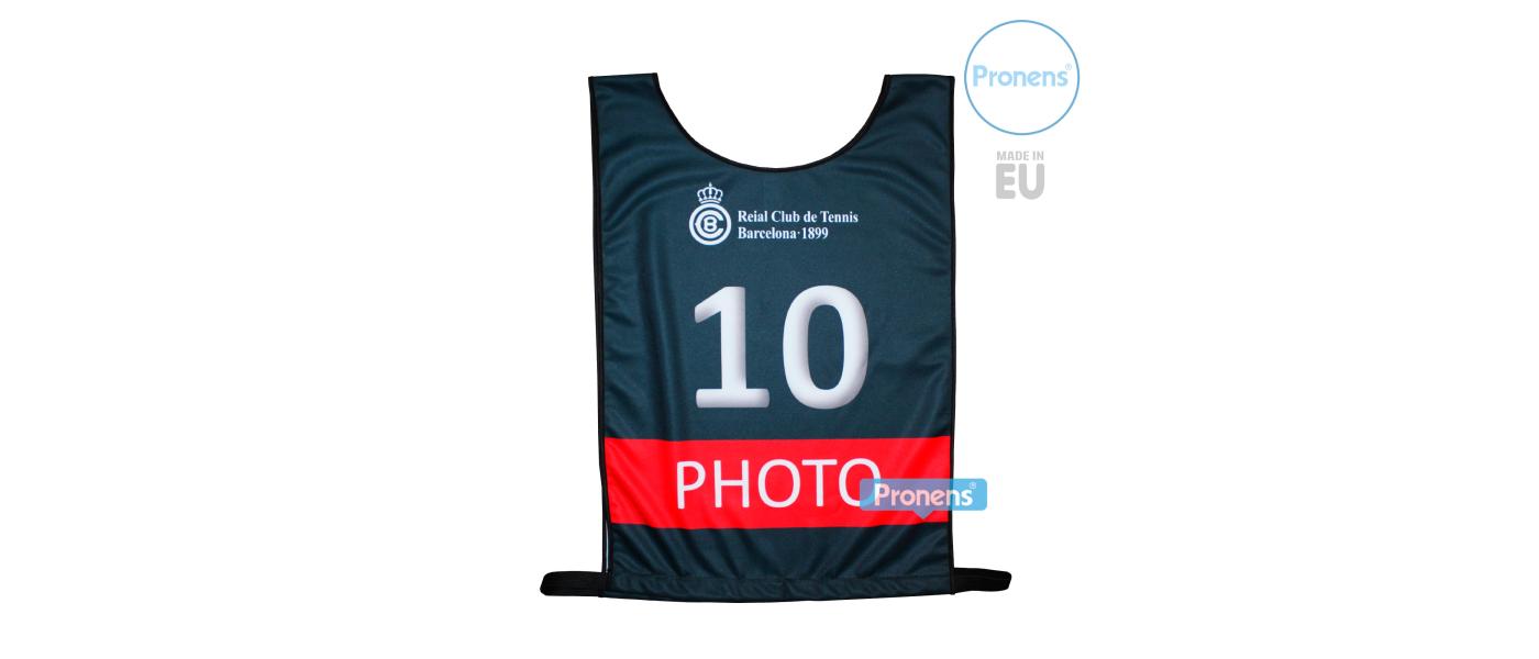 Fabricante de petos identificativos para prensa y eventos Reial Club de Tennis Barcelona