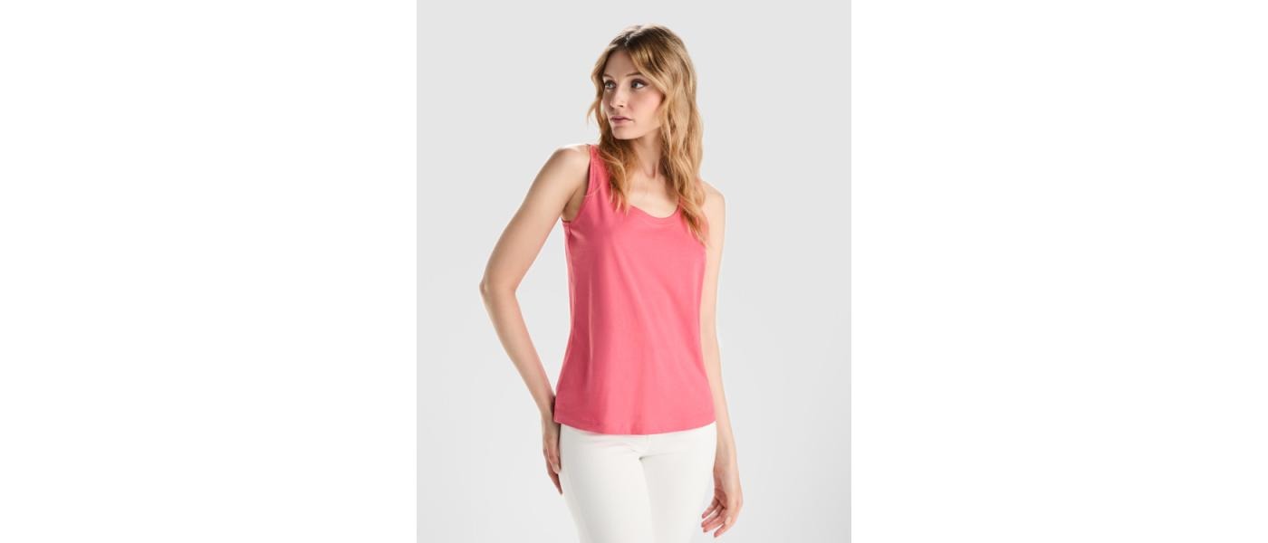 Fabricante de camiseta de tirantes mujer personalizada - modelo