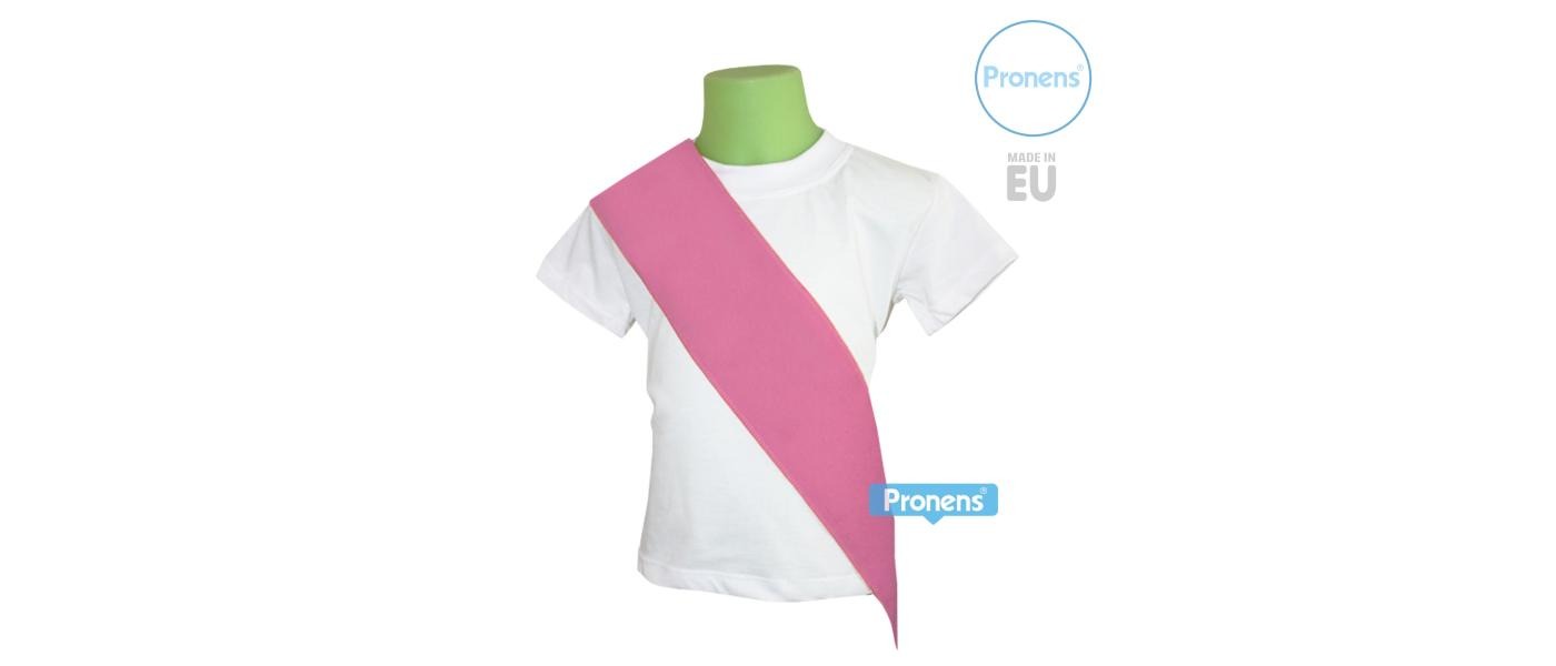 Children's graduation band in fuchsia - Children's graduation bands Pronens