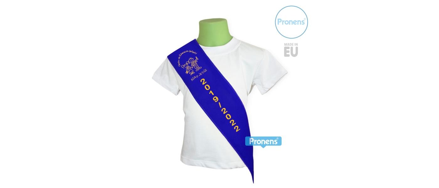Manufacturer of Blue Graduation Sashes for Preschool - Preschool Graduation Sashes Pronens