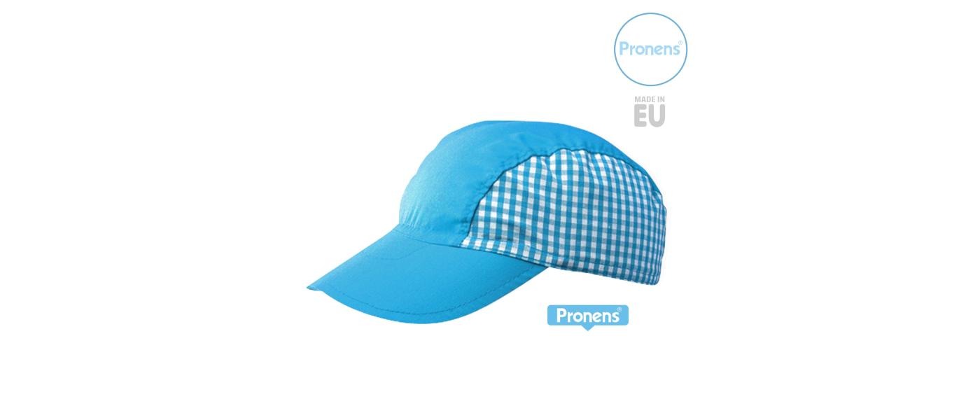 Gorra guardería personalizada vichi azul celeste