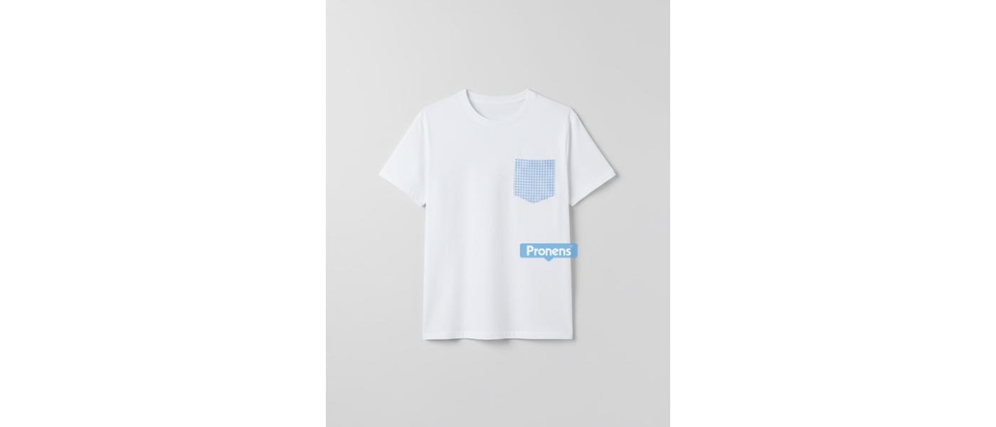 Fabricante de camisetas de algodón con bolsillo de vichy cuadritos para uniformes de educadora infantil