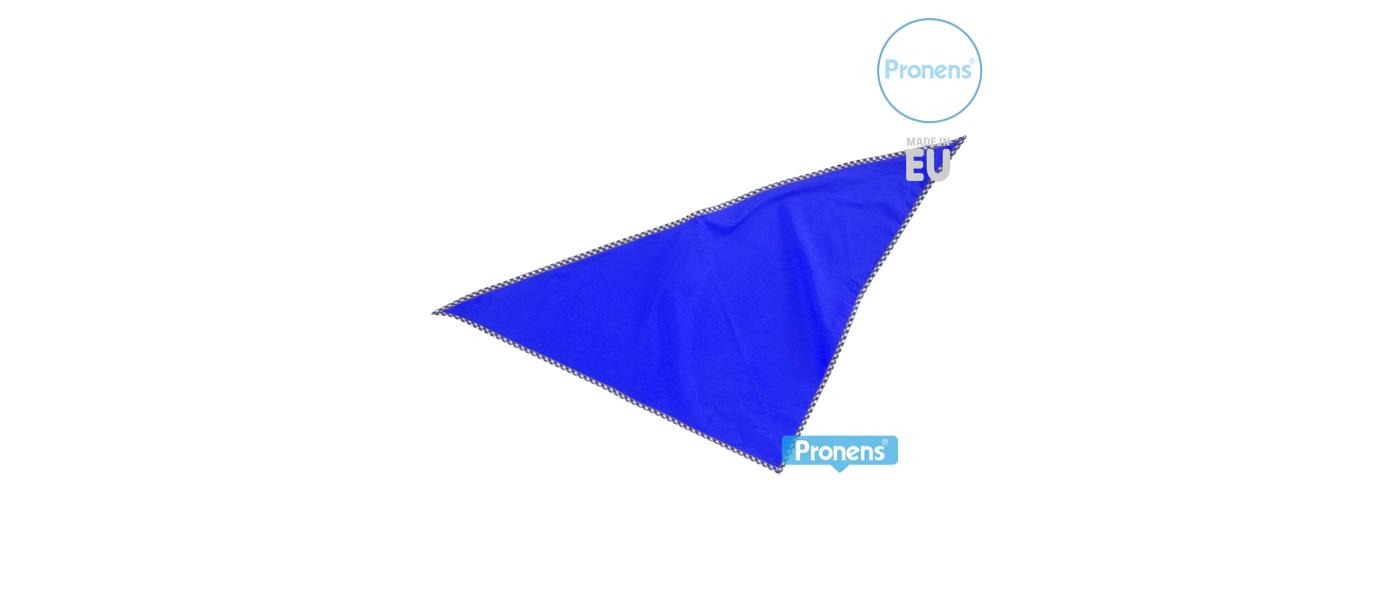 Foulard bandana scolaire personnalisé bleu royal pour excursions