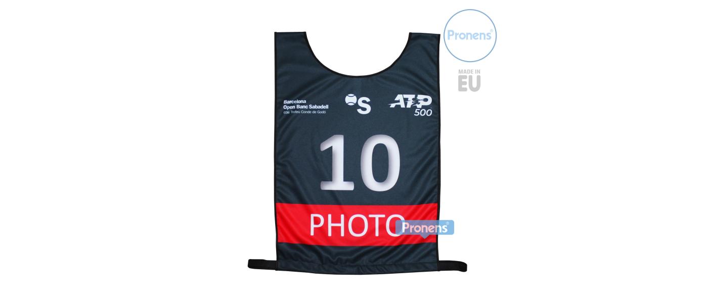 Fabricante de peto identificativo fotógrafos deportivos trofeo conde de godo open banc sabadell