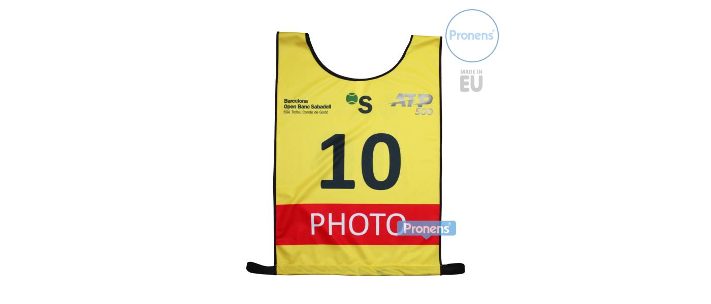 Fabricante de peto identificativo evento deportivo real club de tenis barcelona