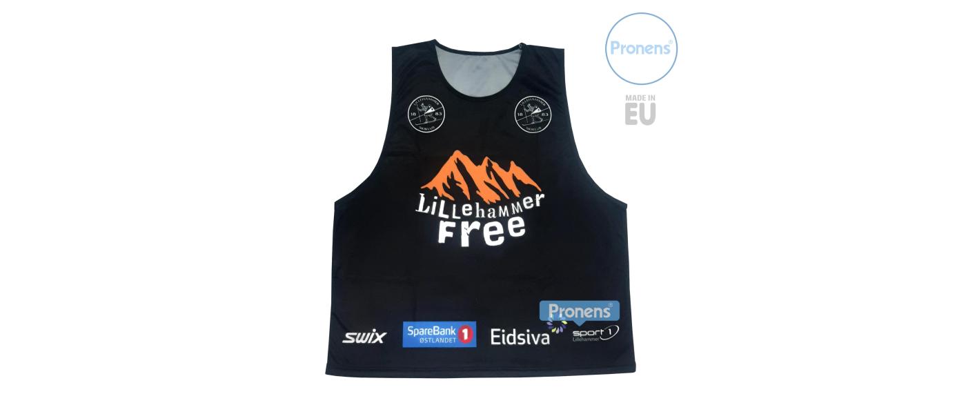 Fabricante de Dorsal de esquí personalizad con laterales cosidos para esport actiu