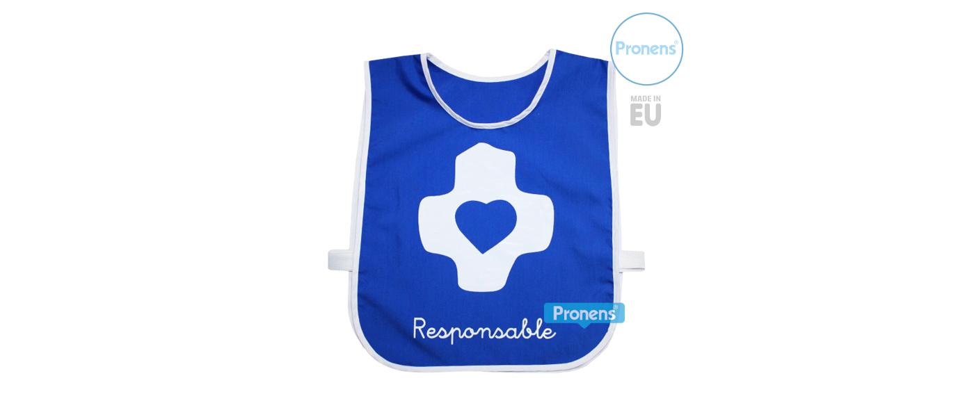 Fabricant de salopette d'identification scolaire en tissu coton personnalisée pour école maternelle municipale Rossella