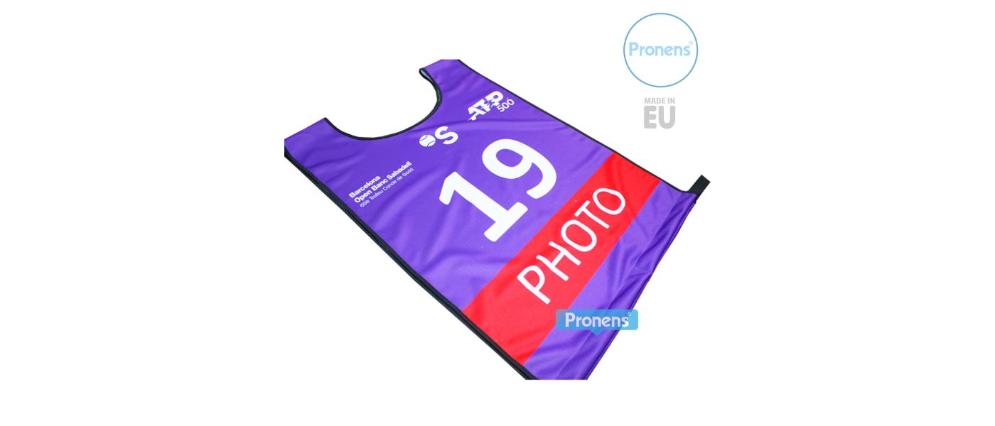 Fabricante petos identificativos personalizados para Barcelona Open Banc Sabadell Trofeo Conde de Godó