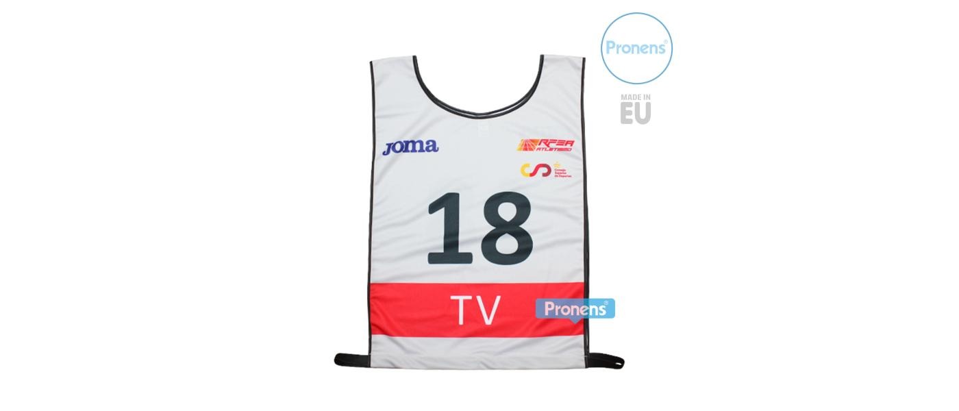 Fabricante de peto identificativo evento deportivo Real Federación Española Deporte