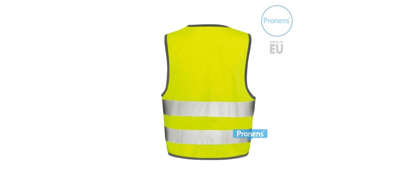 Fabricante chaleco reflectante adulto personalizado - espalda