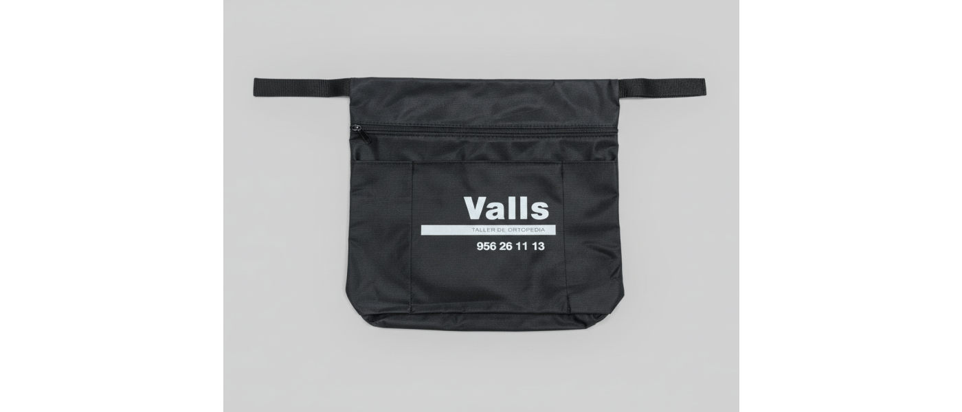 Fabricante bolsa para silla de ruedas con logo - Ortopedia Valls