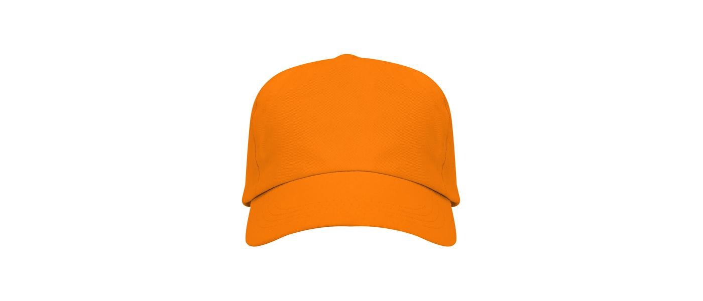 fabricante de gorras infantiles escolares personalizada con logo bordado naranja 31