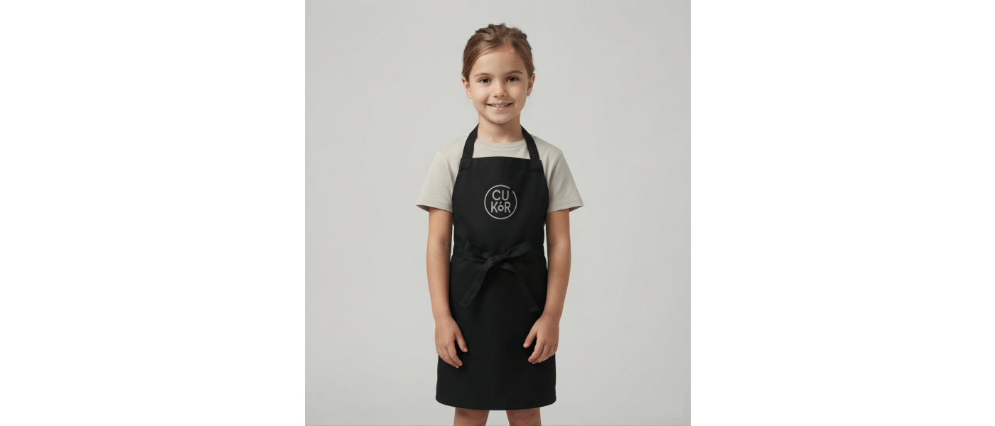 Fabricante delantal infantil personalizado para talleres infantiles de manualidades y cocina - modelo
