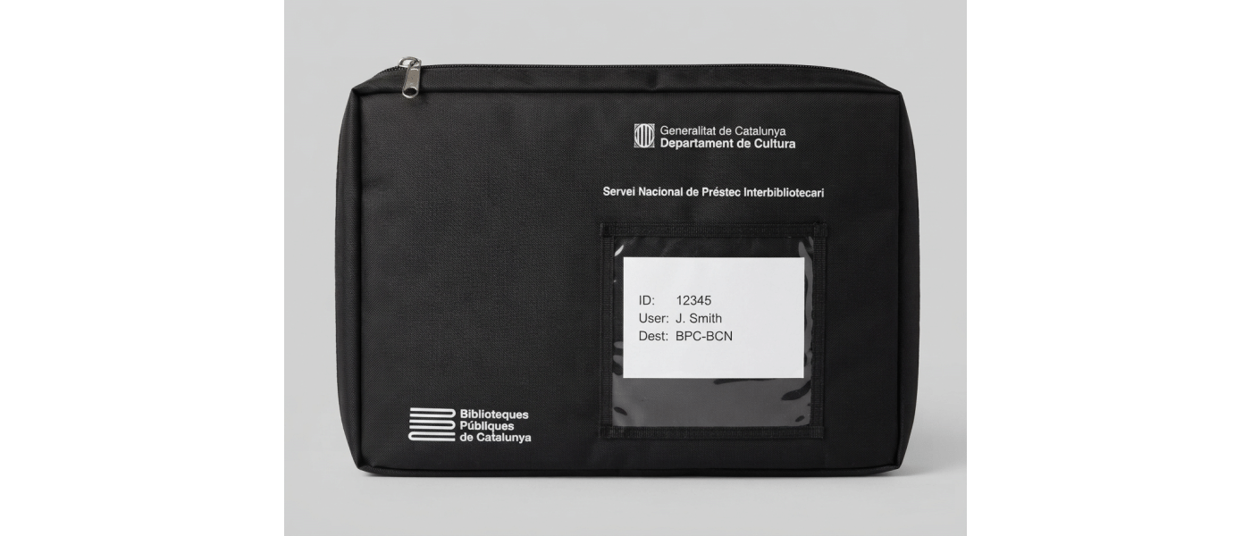 Valija personalizada Generalitat de Catalunya Departament cultura biblioteques